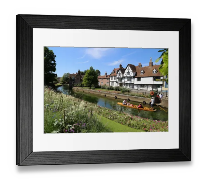Framed Print : River Stour, Canterbury, Kent, UK Framed Print : River Stour, Canterbury, Kent, UK
