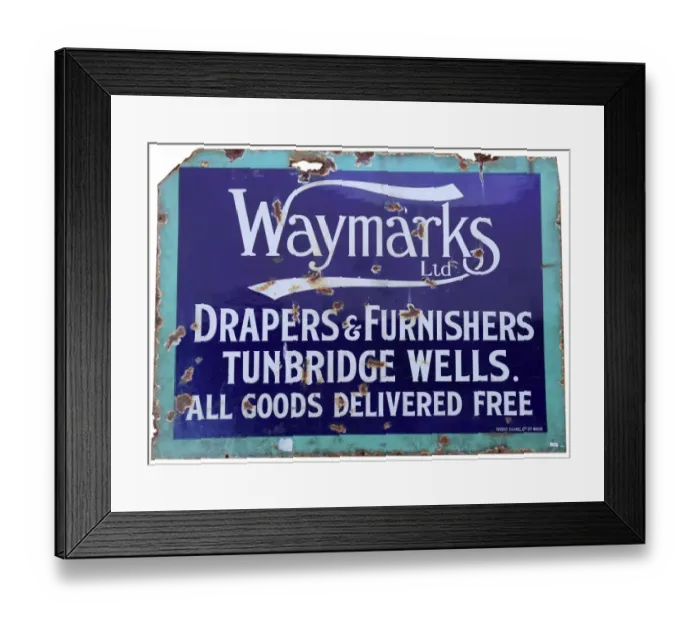Framed Print : Waymarks of Tunbridge Wells poster Framed Print : Waymarks of Tunbridge Wells poster