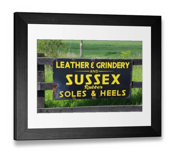 Framed Print : Leather poster Framed Print : Leather poster