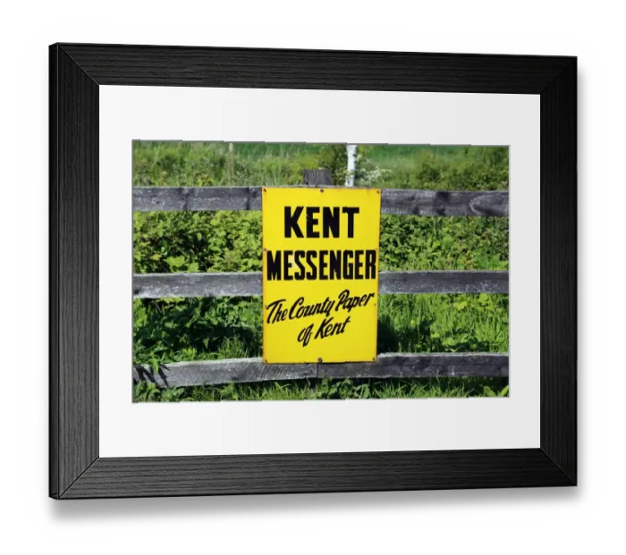 Framed Print : Kent Messenger poster