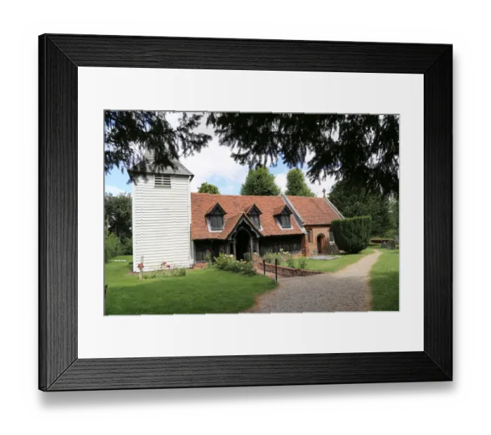 Framed Print : Greensted Church, Ongar, Essex, UK
