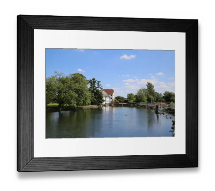 Framed Print : Hambledon Weir River Thames Hambledon UK