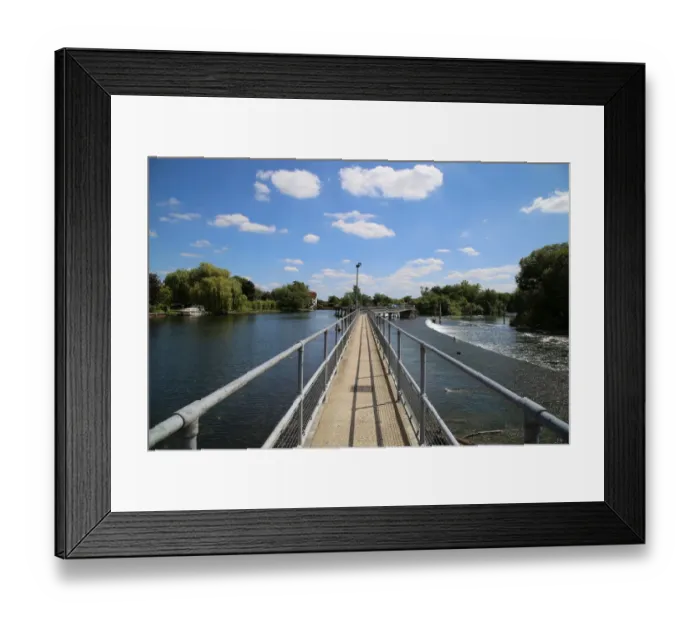 Framed Print : Hambledon Weir River Thames Hambledon UK
