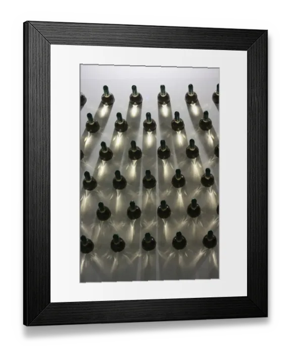 Framed Print : Wine bottles Framed Print : Wine bottles