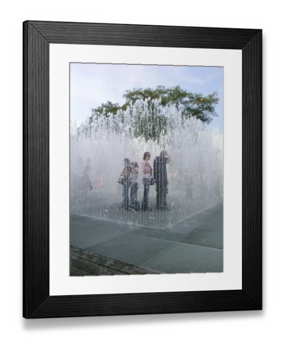 Framed Print : Appearing Rooms installation Framed Print : Appearing Rooms installation