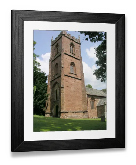 Framed Print : St Peter and St Paul, Combe Florey, Somerset Framed Print : St Peter and St Paul, Combe Florey, Somerset