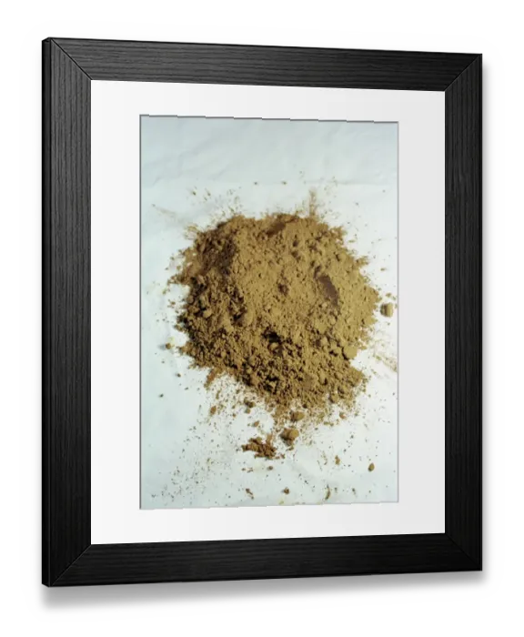 Framed Print : Cocoa powder Framed Print : Cocoa powder