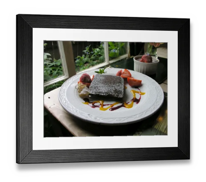 Framed Print : Chocolate dessert Framed Print : Chocolate dessert