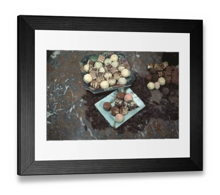 Framed Print : Chocolate assortments