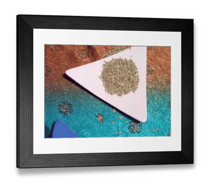 Framed Print : Cumin seeds Framed Print : Cumin seeds
