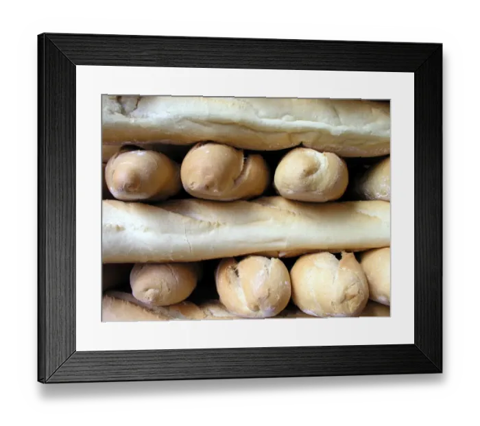 Framed Print : Bread sticks