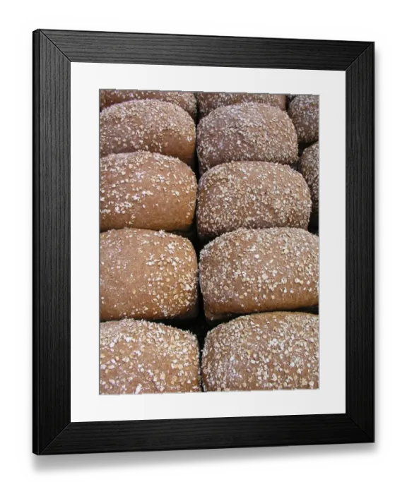 Framed Print : Brown bread rolls Framed Print : Brown bread rolls