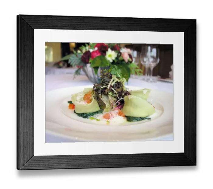 Framed Print : Plated food Framed Print : Plated food