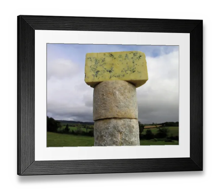 Framed Print : Exmoor Blue Cheese Framed Print : Exmoor Blue Cheese