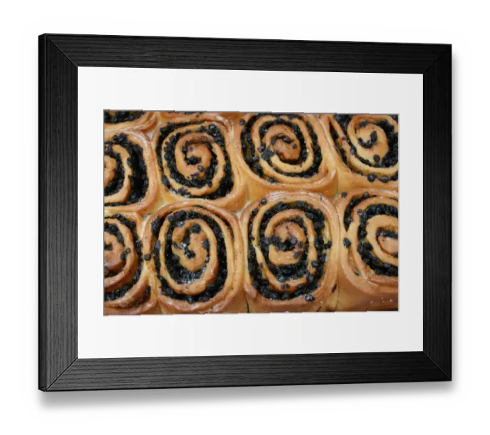 Framed Print : Chelsea buns