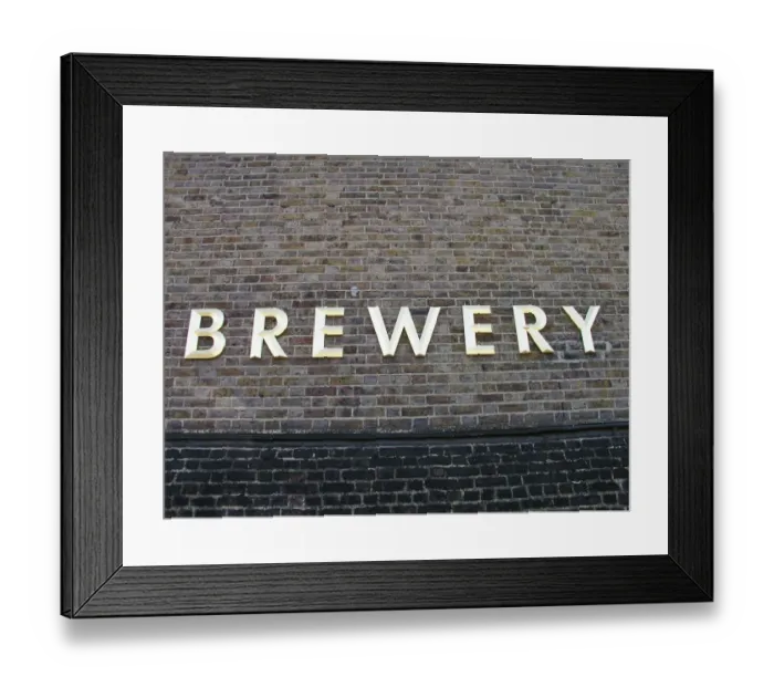 Framed Print : Fullers Brewery, Chiswick, London
