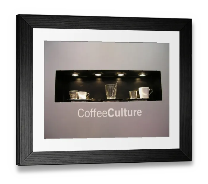 Framed Print : Coffee Culture