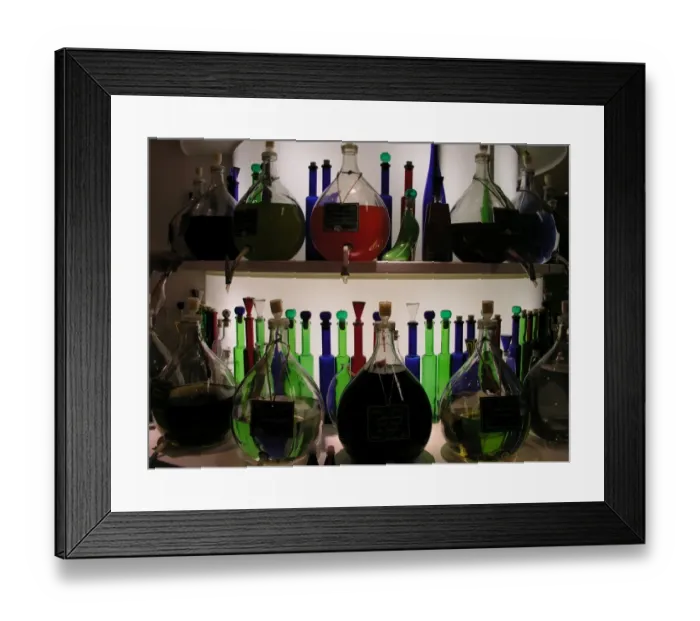 Framed Print : Assorted spirit bottles Framed Print : Assorted spirit bottles