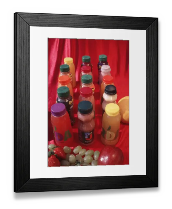 Framed Print : Fruit smoothies