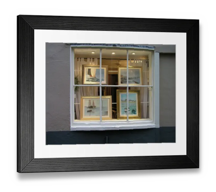 Framed Print : Art Gallery, Topsham, Devon, UK Framed Print : Art Gallery, Topsham, Devon, UK