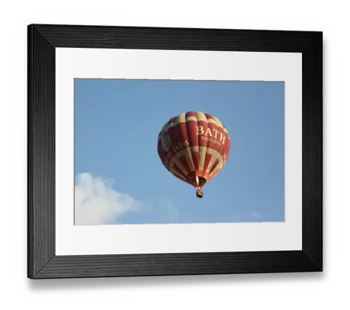 Framed Print : Hot air ballon, Bath, Somerset, UK