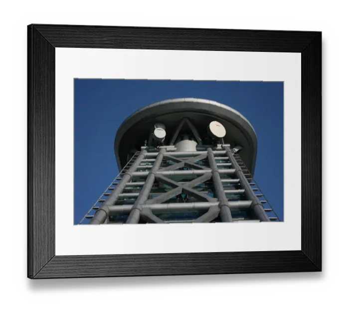 Framed Print : Chinese Television System, production studio, Taipei, Taiwan