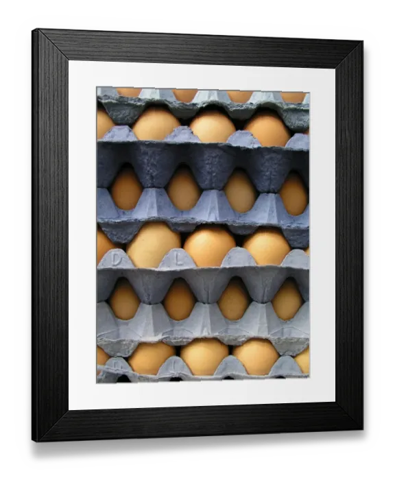 Framed Print : Stack of eggs Framed Print : Stack of eggs