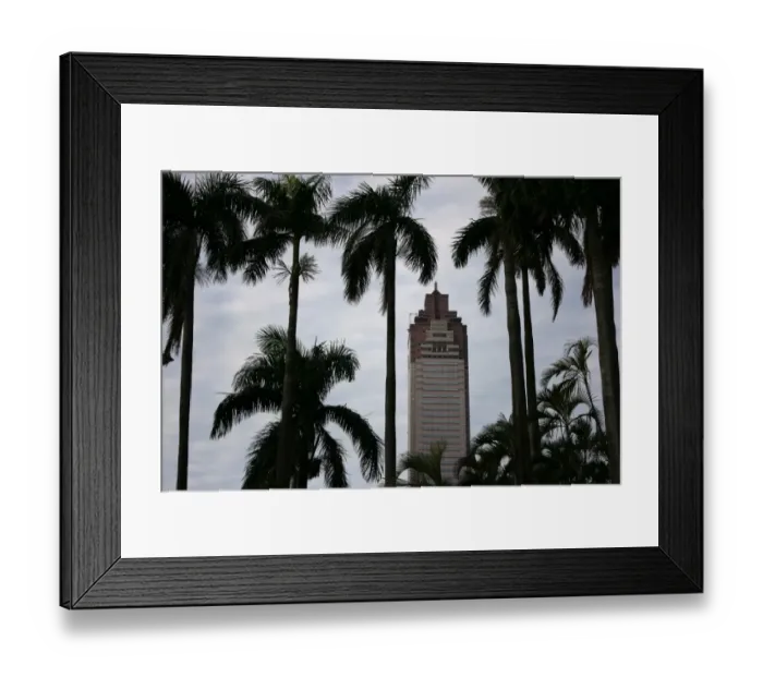 Framed Print : Shin Kong Life Tower, Zhongzhen, Taipei, Taiwan