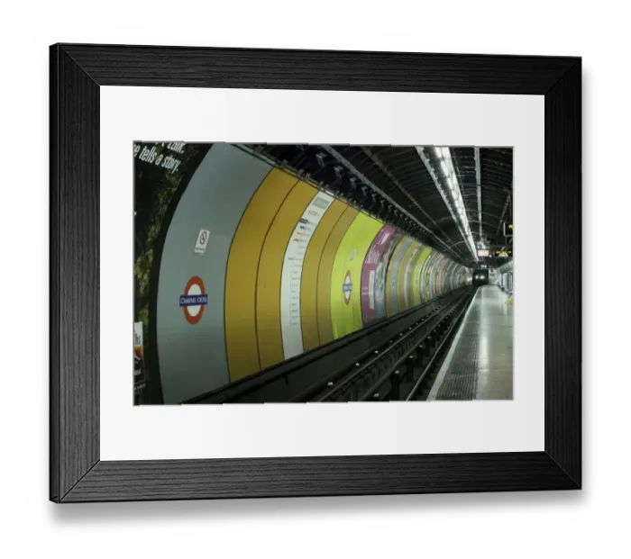 Framed Print : Charing Cross underground station, London Framed Print : Charing Cross underground station, London