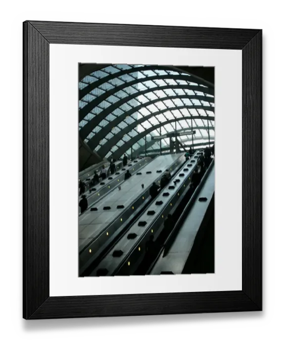 Framed Print : Canary Wharf station, London