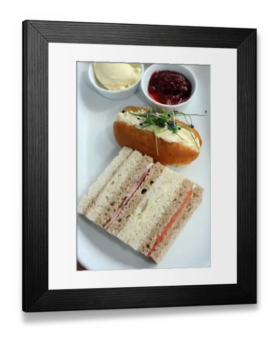Framed Print : Afternoon Tea at The Crown Hotel, Amersham, Buckinghamshire