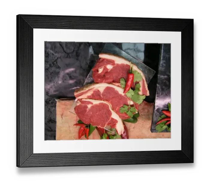 Framed Print : Lamb and chili Framed Print : Lamb and chili
