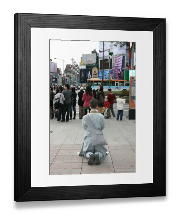Framed Print : Praying in Taipei, Ximen, Taipei City, Taiwan Framed Print : Praying in Taipei, Ximen, Taipei City, Taiwan