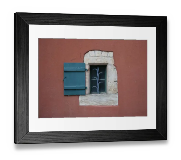 Framed Print : Window, Laufenburg, Switzerland Framed Print : Window, Laufenburg, Switzerland