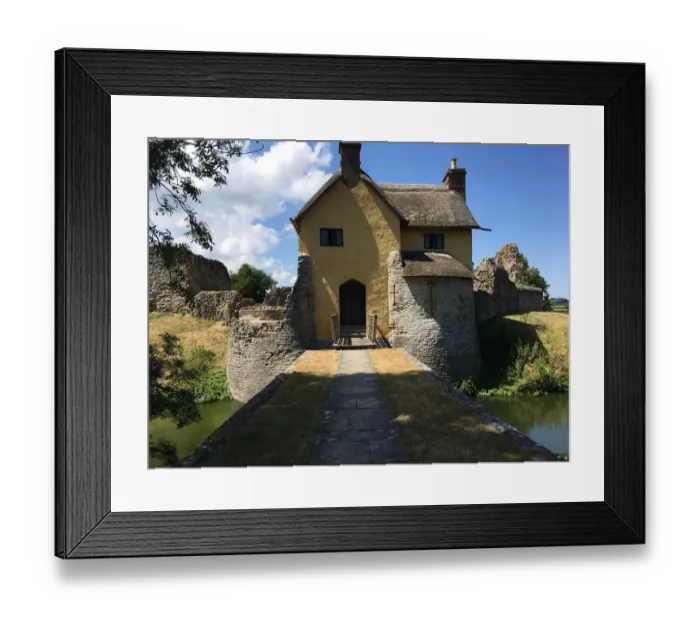 Framed Print : Stogursey Castle Somerset UK Framed Print : Stogursey Castle Somerset UK