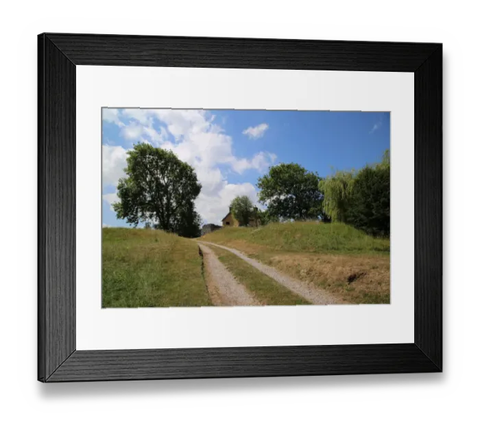 Framed Print : English country lane, Stogursey Somerset UK Framed Print : English country lane, Stogursey Somerset UK