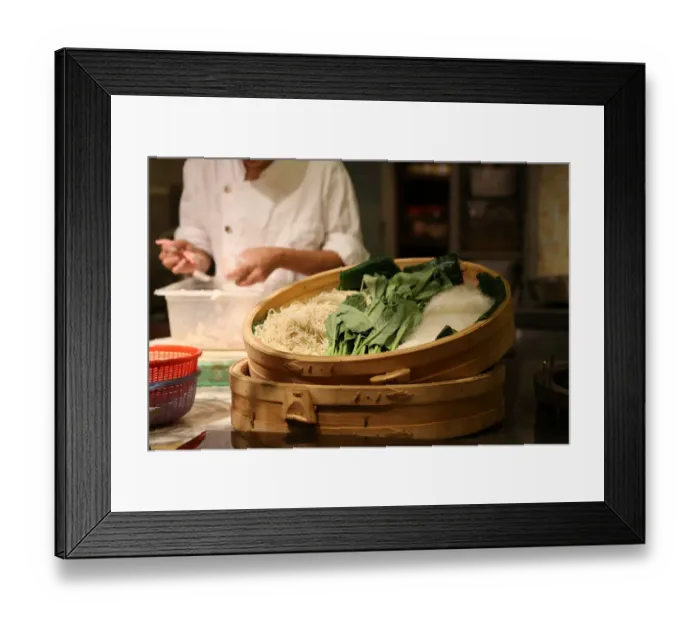 Framed Print : Taiwanese chef in the kitchen Framed Print : Taiwanese chef in the kitchen
