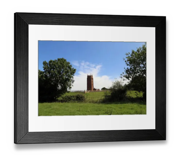 Framed Print : English village church, St Marys, Bishops Lydeard, Somerset, UK Framed Print : English village church, St Marys, Bishops Lydeard, Somerset, UK