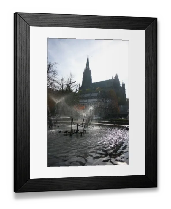 Framed Print : Great Illuminator Tinguely fountain Framed Print : Great Illuminator Tinguely fountain