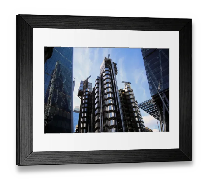 Framed Print : england europe country City London building steel Framed Print : england europe country City London building steel