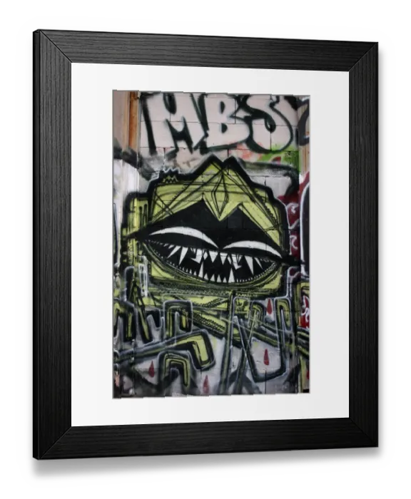 Framed Print : Graffiti, Berlin, Germany