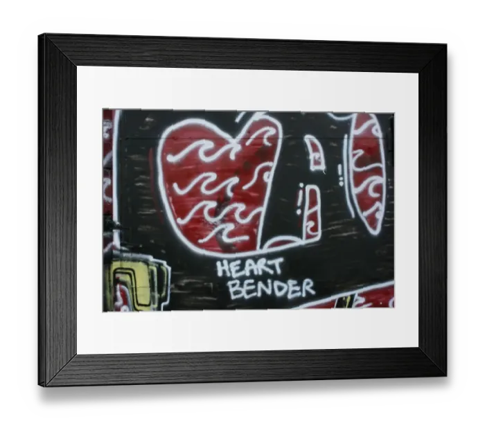 Framed Print : Graffiti, Berlin, Germany