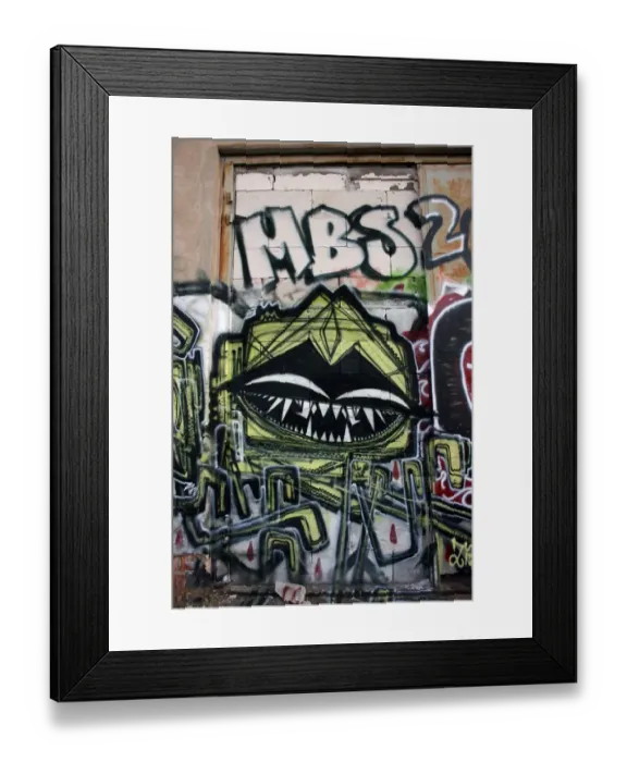 Framed Print : Graffiti, Berlin, Germany Framed Print : Graffiti, Berlin, Germany