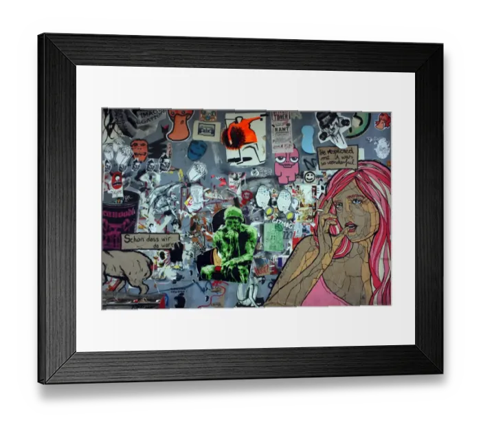 Framed Print : Graffiti, Berlin, Germany Framed Print : Graffiti, Berlin, Germany