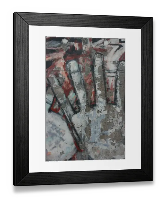 Framed Print : Abstract - hand Framed Print : Abstract - hand