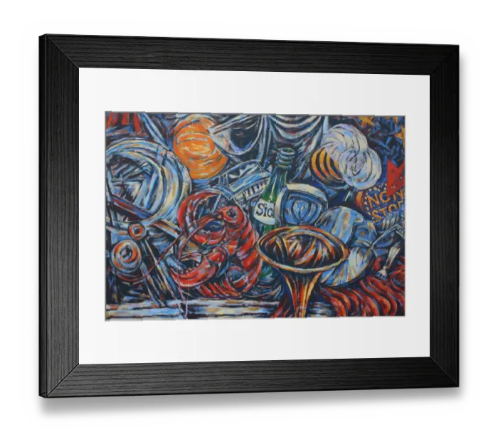 Framed Print : Abstract - colours