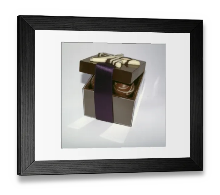 Framed Print : Easter eggs in a chocolate box Framed Print : Easter eggs in a chocolate box