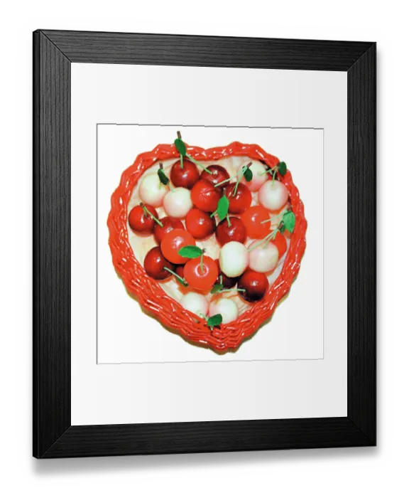Framed Print : Marzipan cherries