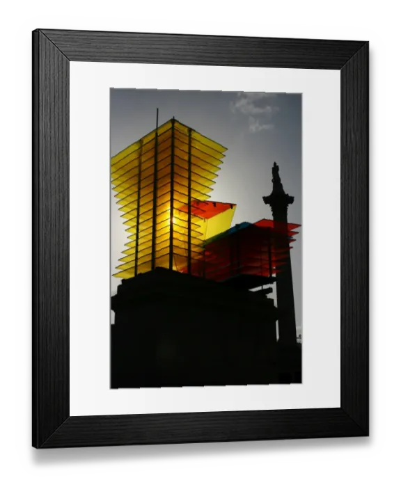Framed Print : Model for a Hotel, Thomas Schuttes sculpture on the Forth Plinth, Trafalgar Square Framed Print : Model for a Hotel, Thomas Schuttes sculpture on the Forth Plinth, Trafalgar Square