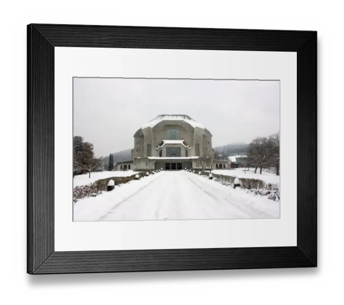 Framed Print : Goetheanum, Dornach, Basel, Switzerland